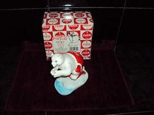 Coca-cola Polar Bear Figurine "Always Diving"