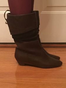 DARK BROWN BOOTS BY INDUSTRY FOR SALE