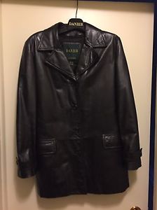 Danier leather coat - size medium