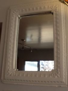 Decorative mirror & floating shelf