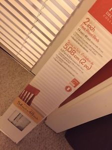 Faux wooden blinds (2 inch thick) 54x
