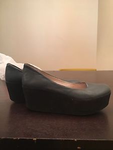 Fly London leather platforms 6.5 or 7