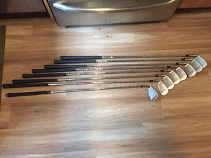Full Set of Men's Dunlop Golf Irons with Odyssey Putter- $85