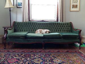 Green Antique Sofa $100 OBO