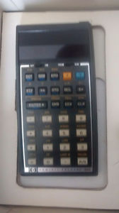 HP-33C calculator no batteries