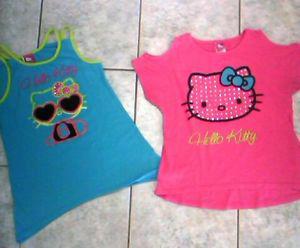 Hello Kitty Summer Tops Sr Girls Size L or 