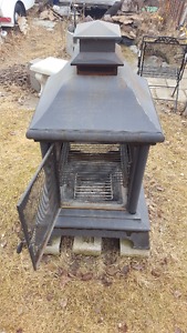 Iron Fireplace with grill