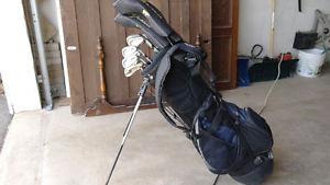 Jack Niclaus golf clubs and bag