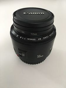 L50mm 1.8 II Lens w. UV Filter