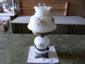 Lampe de table de style tempête rustique