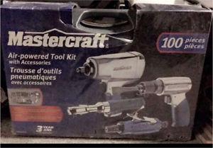 Mastercraft Air Powered Tool Kit w/accessories