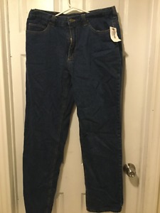 Men's lined jeans 36x34