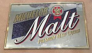 Michelob Malt Malt Liquor mirror beer sign