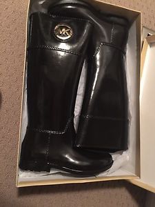 New in box - micheal kors rain boots - size 37
