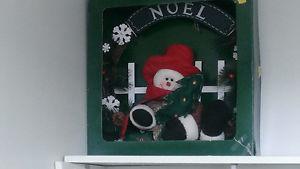 Noel Snowman Decoration - New Still in Box