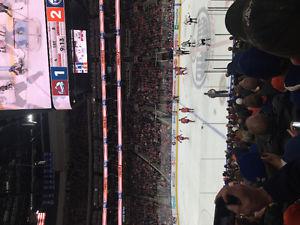 Oilers Playoff Tickets Centre Ice CLUB SEATS Game 1&2