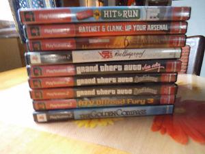 PS2 with bunch of games(Sell all together)