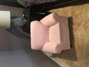 Pink kid chair