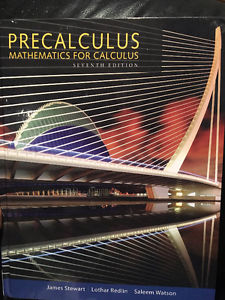 Precalclus Mathmatics For Calculus Seventh/7th Edition