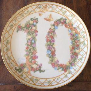 RECO NUMBERED COLLECTOR PLATES by JENA HALL -10 year