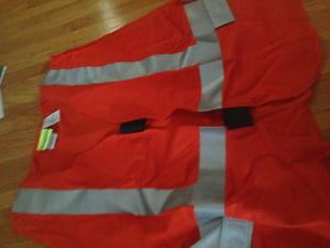 Safety vest fire resistant.