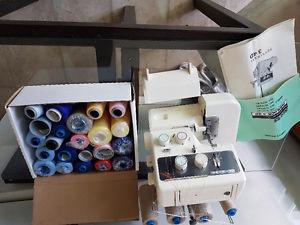 Serger and thread