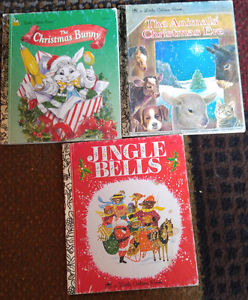 Set of 3 Vintage Christmas Books