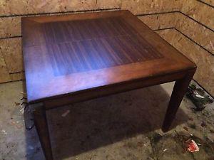 Solid wood table & chairs