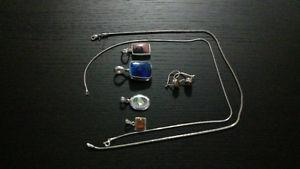 Sterling Silver Gem Stone Jewerly Pieces