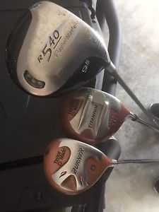 TaylorMade gold clubs