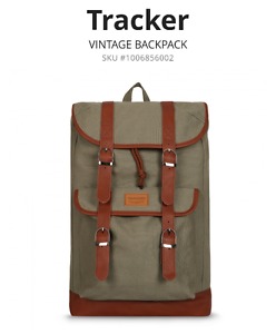 Tracker Vintage Backpack $20