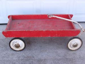 VINTAGE RED WAGON