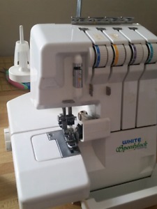 White speedylock  serger