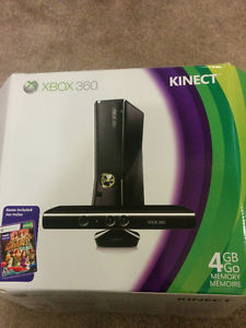 X box 360 with kinet and one controller