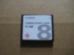 compact flash CF card, FC-8M. 8 mb. Canon brand $20