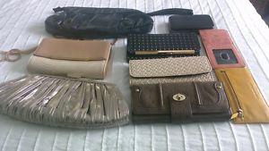 lot of purses/wallets