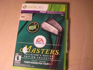xbox 360 game: EA sports masters collector's edition.