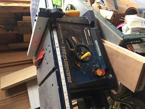 10 inch master craft table saw