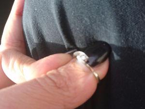 10k white gold diamond ring