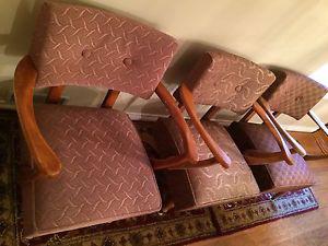 3 Vintage  Chairs w/Good Spring Seats