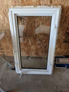 39.5" by 23.5" Triple pane PVC window