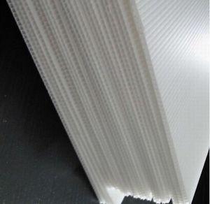 4x8 ft White Corrugated plastic sheets - $18 per sheet
