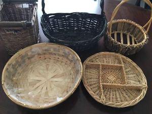 5 beautiful new woven baskets