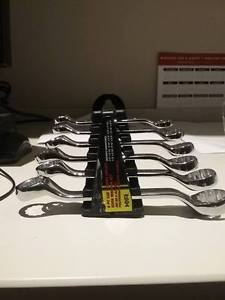 6 pc stubby offset ring wrench set brand new