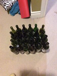 .75 liter wine bottles.