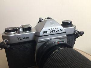 Asahi Pentax K MM SLR Camera and Lens