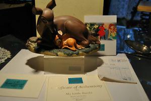 Bambi Mother Sculpture Signed