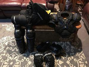Bauer Supreme One95 and Total1 pants shoulder shin elbow