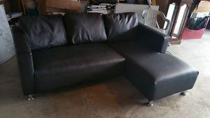 Black Sectional Sofa for Small Condo or Apartment