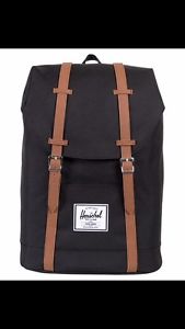 Black herschel backpack